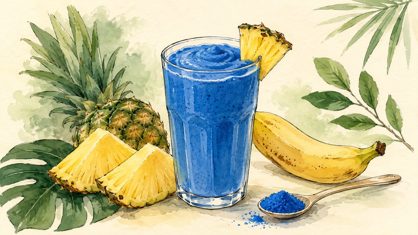 Blue Spirulina Powder for Smoothies: How Much to Use
