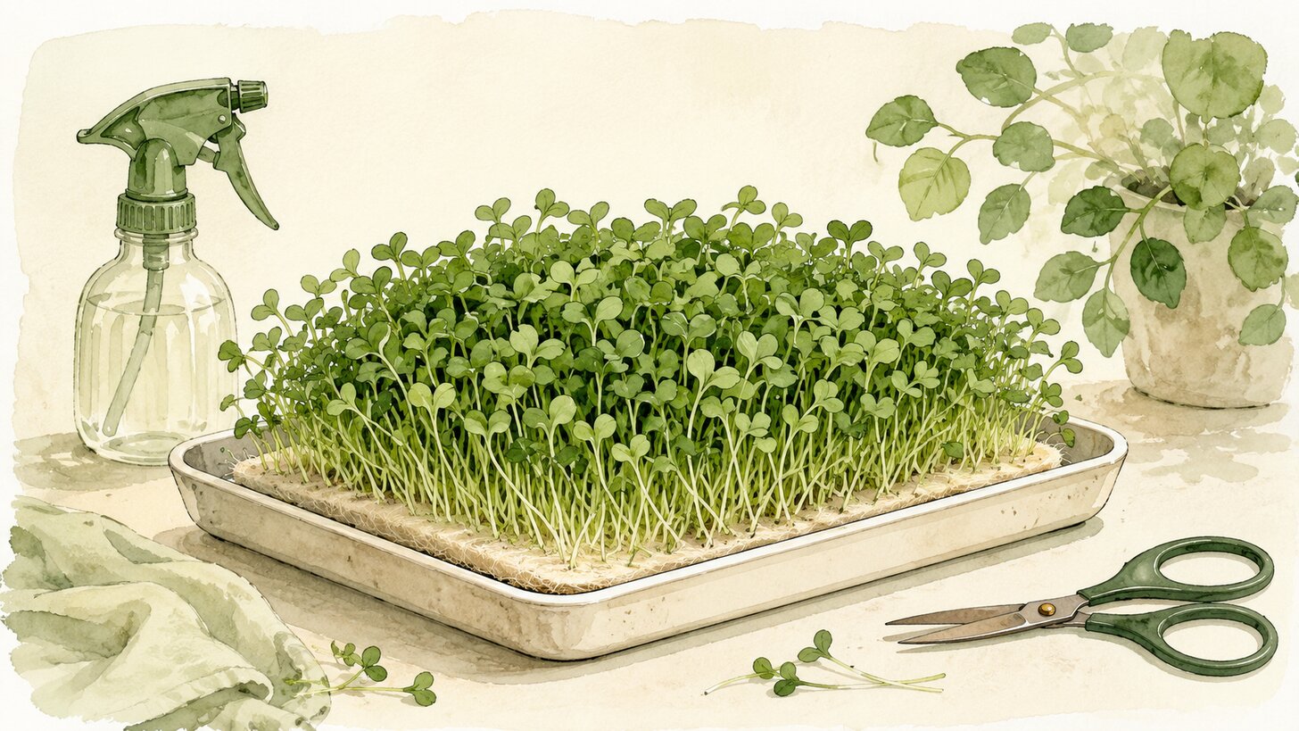 How to Grow Microgreens Without Soil, Start to Harvest
