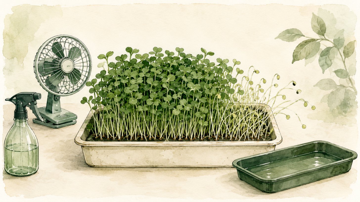 Common Microgreen Growing Problems (and Easy Fixes)