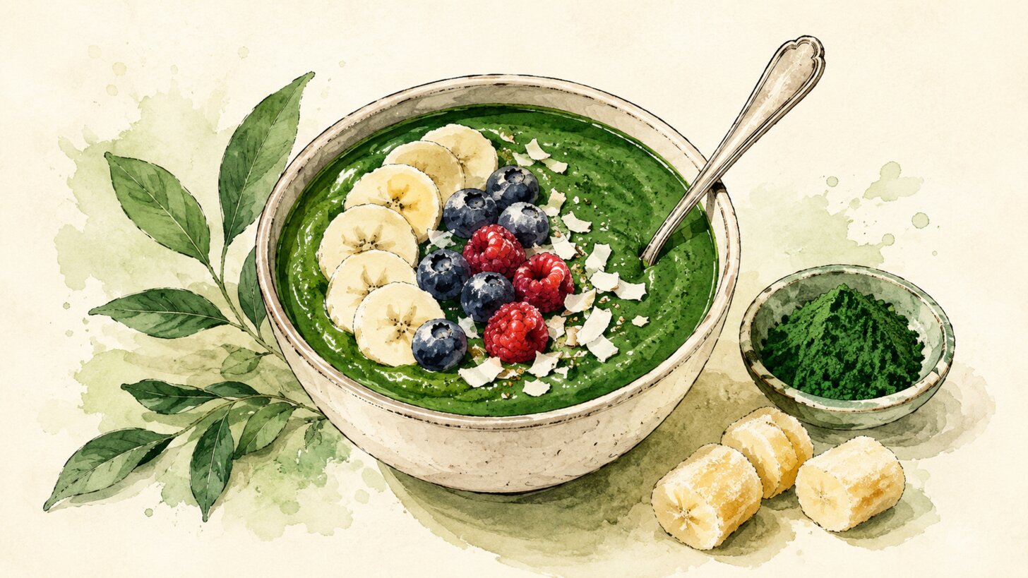 Spirulina Bowl Recipes: 4 Thick, Easy Smoothie Bowls