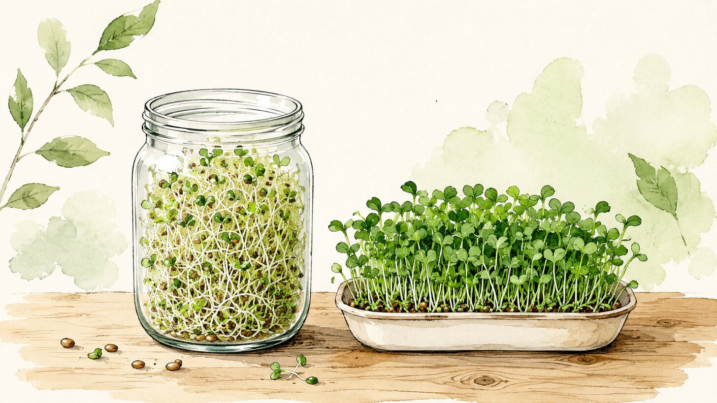 Sprouts vs Microgreens: What Is the Difference?
